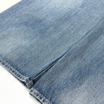 【中古品】【メンズ】 GRAPHPAPER グラフペーパー SELVAGE DENIM FIVE POCKET WIDE STRAIGHT PANTS GU261-40059LB サルベージ デニム ファイブ ポケット ワイド ストレート パンツ ボトムス 151-260812-sa-19-tei サイズ：2 カラー：インディゴ 万代Net店