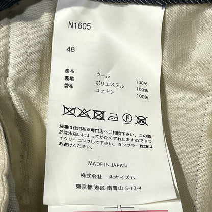 【中古品】【メンズ】 NEON SIGN ネオ サイン 22Ｗ WIDE DENIM SLACKS WOOL N1605 2022年冬 ワイド デニム スラックス ウール ボトムス ジーンズ 155-260812-sa-17-tei サイズ：48 カラー：ブルー 万代Net店