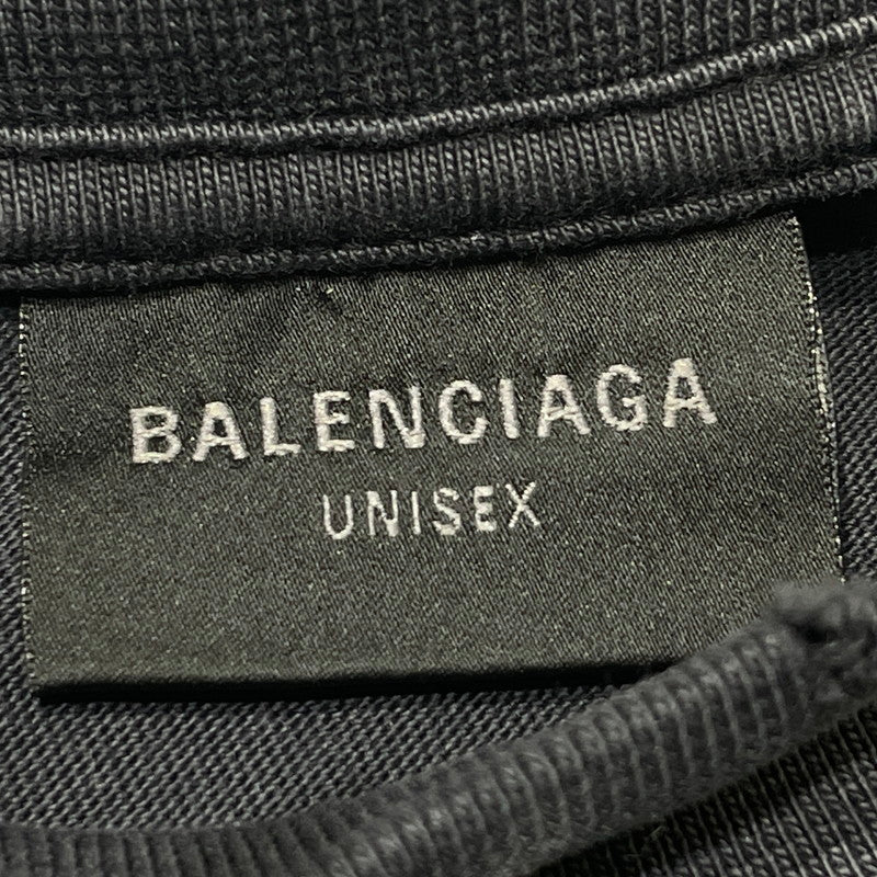 【中古品】【メンズ】 BALENCIAGA バレンシアガ 23SS TAPE TYPE MEDIUM FIT TEE 739784 2023春夏 テープ タイプ ミディアム フィット Tシャツ 半袖 トップス 141-260812-sa-12-tei サイズ：XS カラー：グレー 万代Net店
