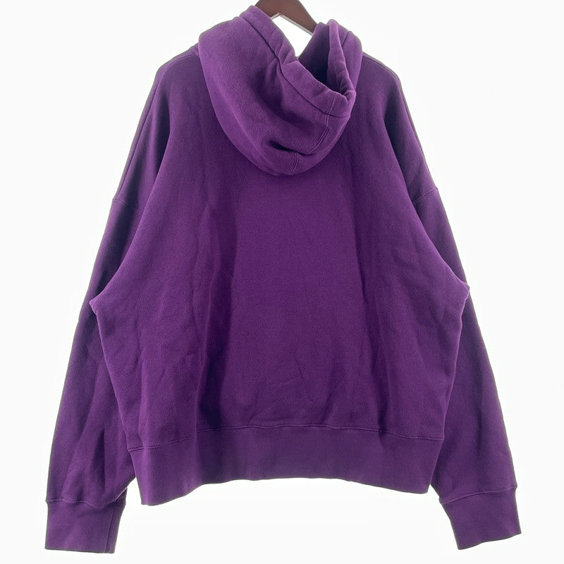 【中古品】【メンズ】 PALMANGELS パーム エンジェルス BEAR HOODIE PMBB058F21FLE007 ベア フーディー 長袖 トップス プルオーバーパーカー 002-260813-sa-09-tei サイズ：L カラー：パープル 万代Net店