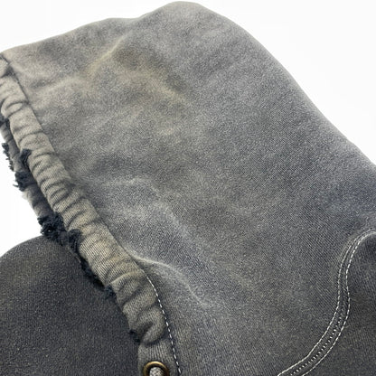【現状渡し品】【メンズ】 M エム DAMAGE PROCESSING PULLOVER PARKA ダメージ加工 プルオーバーパーカー 長袖 トップス 140-260812-sa-06-tei サイズ：XL カラー：グレー系 万代Net店