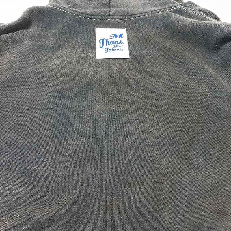 【現状渡し品】【メンズ】 M エム DAMAGE PROCESSING PULLOVER PARKA ダメージ加工 プルオーバーパーカー 長袖 トップス 140-260812-sa-06-tei サイズ：XL カラー：グレー系 万代Net店