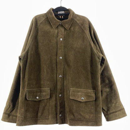 【中古品】【メンズ】 THE REAL MCCOY'S ザ リアル マッコイズ LEATHER WELDER JACKET MJ21014 8HU レザー ウェルターズ ジャケット アウター 145-260812-sa-02-tei サイズ：42 カラー：カーキ 万代Net店