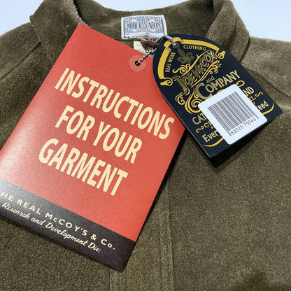 【中古品】【メンズ】 THE REAL MCCOY'S ザ リアル マッコイズ LEATHER WELDER JACKET MJ21014 8HU レザー ウェルターズ ジャケット アウター 145-260812-sa-02-tei サイズ：42 カラー：カーキ 万代Net店