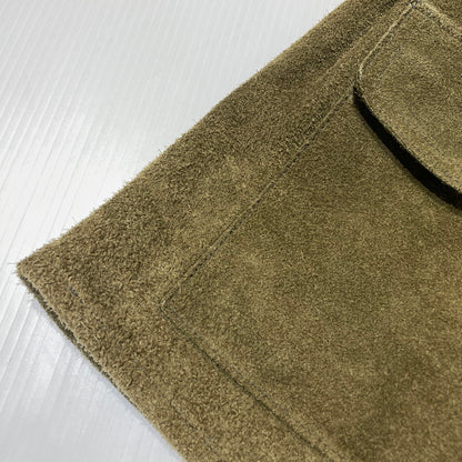 【中古品】【メンズ】 THE REAL MCCOY'S ザ リアル マッコイズ LEATHER WELDER JACKET MJ21014 8HU レザー ウェルターズ ジャケット アウター 145-260812-sa-02-tei サイズ：42 カラー：カーキ 万代Net店