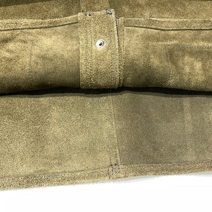 【中古品】【メンズ】 THE REAL MCCOY'S ザ リアル マッコイズ LEATHER WELDER JACKET MJ21014 8HU レザー ウェルターズ ジャケット アウター 145-260812-sa-02-tei サイズ：42 カラー：カーキ 万代Net店