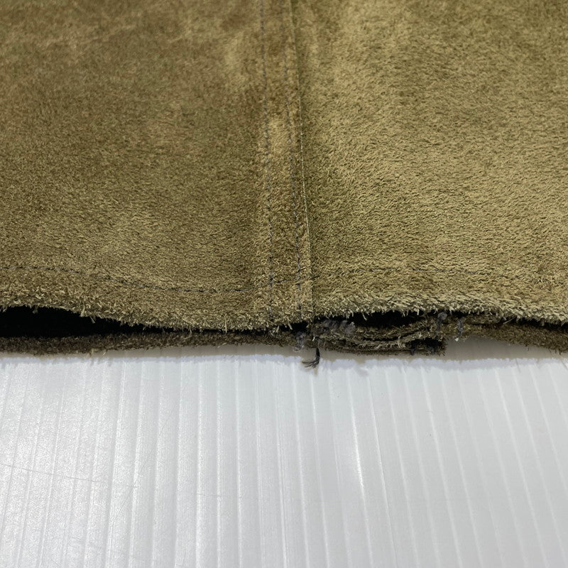 【中古品】【メンズ】 THE REAL MCCOY'S ザ リアル マッコイズ LEATHER WELDER JACKET MJ21014 8HU レザー ウェルターズ ジャケット アウター 145-260812-sa-02-tei サイズ：42 カラー：カーキ 万代Net店
