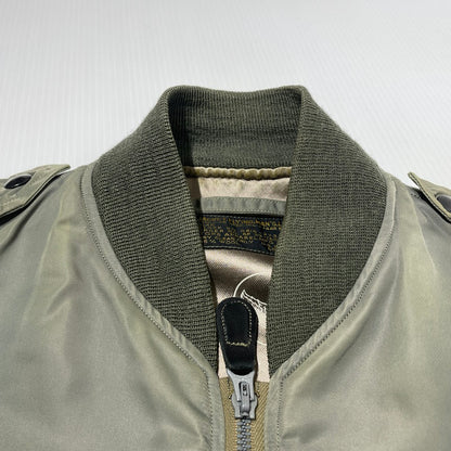 【現状渡し品】【メンズ】 BUZZ RICKSON'S バズ リクソンズ L-2B BR11132 フライ ジャケット アウター 145-260813-sa-04-tei サイズ：S カラー：カーキ 万代Net店