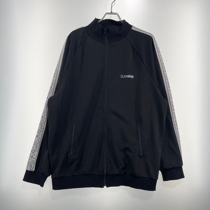 【中古品】【メンズ】 SUBCITY サブサエティ TRACK JACKET 105-62581 トラックジャケット ライトアウター ジャージ 142-260828-yo-19-teih サイズ：XL カラー：ブラック 万代Net店