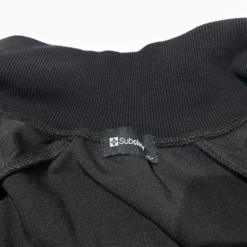 【中古品】【メンズ】 SUBCITY サブサエティ TRACK JACKET 105-62581 トラックジャケット ライトアウター ジャージ 142-260828-yo-19-teih サイズ：XL カラー：ブラック 万代Net店