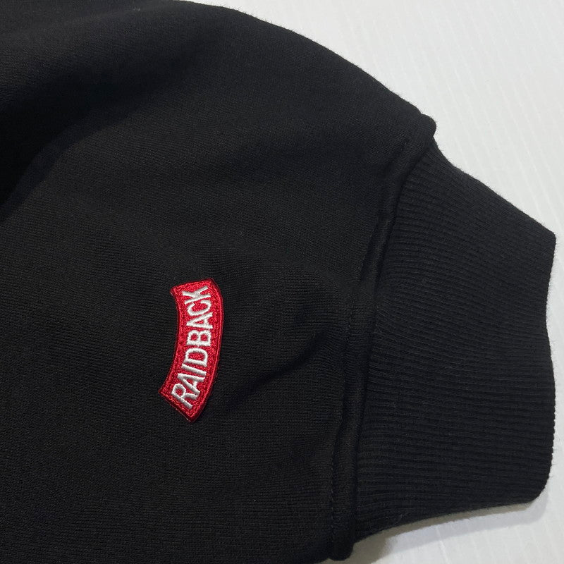 【中古品】【メンズ】 APPLEBUM アップルバム × RAIDBACK レイドバック 別注コラボ OVERSIZE SWEAT PARKER オーバーサイズ スウェット パーカー 長袖 トップス プルオーバーパーカー 142-260813-sa-08-tei サイズ：L カラー：ブラック 万代Net店