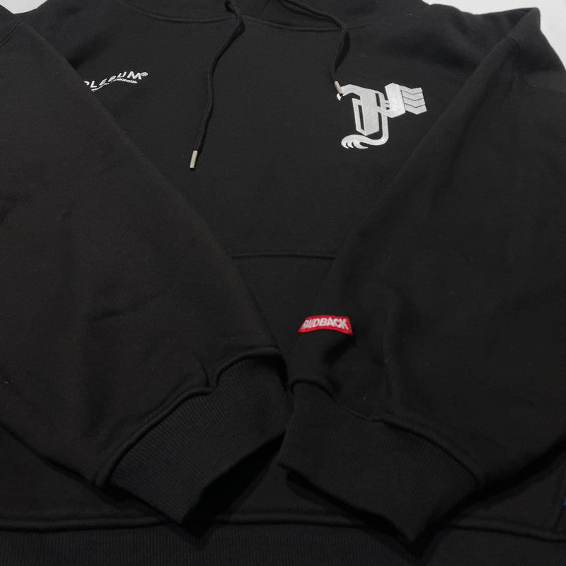 【中古品】【メンズ】 APPLEBUM アップルバム × RAIDBACK レイドバック 別注コラボ OVERSIZE SWEAT PARKER オーバーサイズ スウェット パーカー 長袖 トップス プルオーバーパーカー 142-260813-sa-08-tei サイズ：L カラー：ブラック 万代Net店