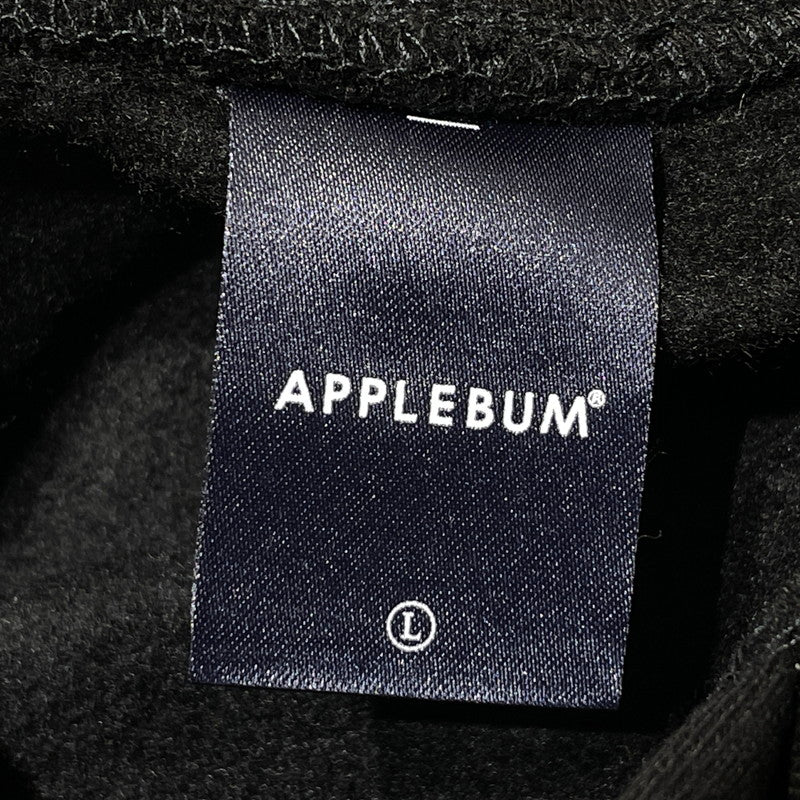 【中古品】【メンズ】 APPLEBUM アップルバム × RAIDBACK レイドバック 別注コラボ OVERSIZE SWEAT PARKER オーバーサイズ スウェット パーカー 長袖 トップス プルオーバーパーカー 142-260813-sa-08-tei サイズ：L カラー：ブラック 万代Net店