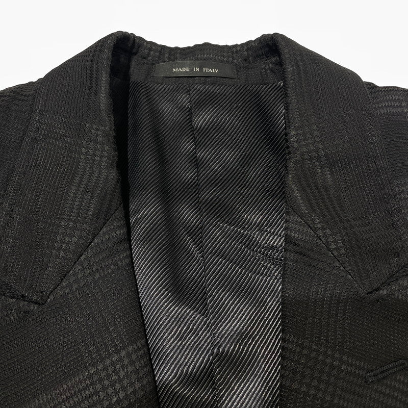 【中古品】【メンズ】 EMPORIO ARMANI エンポリオ アルマーニ TAILORED JACKET テーラード ジャケット アウター 141-260813-sa-06-tei サイズ：48 カラー：ブラック 万代Net店