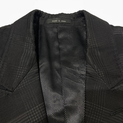 【中古品】【メンズ】 EMPORIO ARMANI エンポリオ アルマーニ TAILORED JACKET テーラード ジャケット アウター 141-260813-sa-06-tei サイズ：48 カラー：ブラック 万代Net店