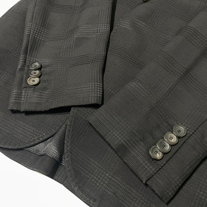 【中古品】【メンズ】 EMPORIO ARMANI エンポリオ アルマーニ TAILORED JACKET テーラード ジャケット アウター 141-260813-sa-06-tei サイズ：48 カラー：ブラック 万代Net店