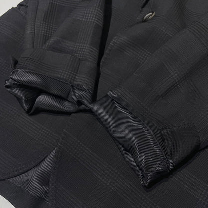 【中古品】【メンズ】 EMPORIO ARMANI エンポリオ アルマーニ TAILORED JACKET テーラード ジャケット アウター 141-260813-sa-06-tei サイズ：48 カラー：ブラック 万代Net店