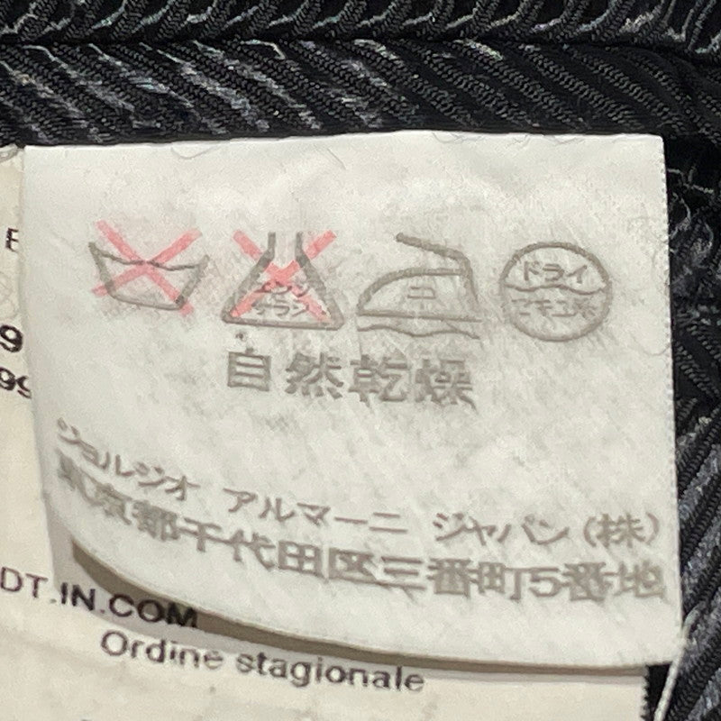 【中古品】【メンズ】 EMPORIO ARMANI エンポリオ アルマーニ TAILORED JACKET テーラード ジャケット アウター 141-260813-sa-06-tei サイズ：48 カラー：ブラック 万代Net店