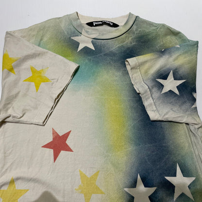 【中古品】【メンズ】 PALM ANGELS パーム エンジェルス SPRAYED STARS VINT TEE PMAA072S23JER008 スプレイド スターズ ヴィント Tシャツ 半袖 トップス 141-260813-sa-13-tei サイズ：M カラー：マルチカラー 万代Net店