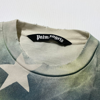 【中古品】【メンズ】 PALM ANGELS パーム エンジェルス SPRAYED STARS VINT TEE PMAA072S23JER008 スプレイド スターズ ヴィント Tシャツ 半袖 トップス 141-260813-sa-13-tei サイズ：M カラー：マルチカラー 万代Net店