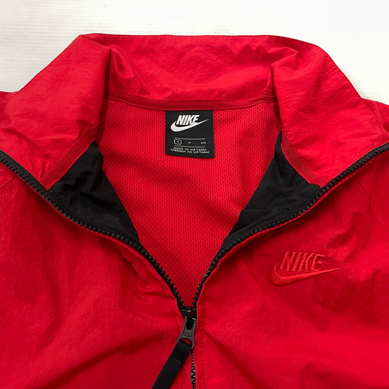 【中古品】【メンズ】 ADIDAS アディダス AR3133-657 BIG SWOOSH WOVEN JACKET ビッグ スウィッシュ ウーブン ジャケット アウター 148-260901-sa-22-teih サイズ：S カラー：レッド 万代Net店