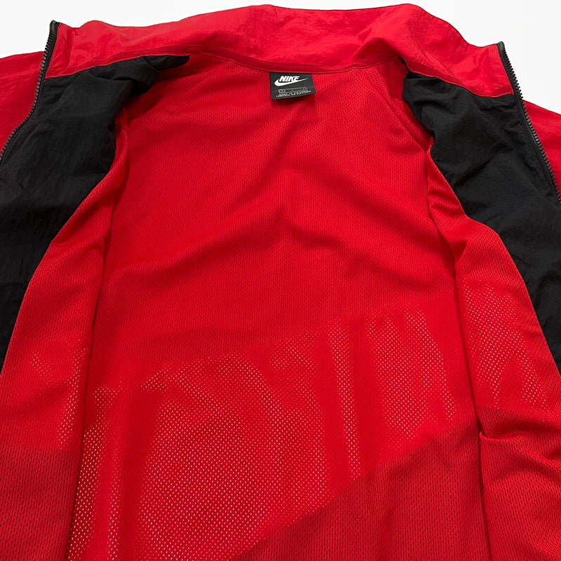 【中古品】【メンズ】 ADIDAS アディダス AR3133-657 BIG SWOOSH WOVEN JACKET ビッグ スウィッシュ ウーブン ジャケット アウター 148-260901-sa-22-teih サイズ：S カラー：レッド 万代Net店