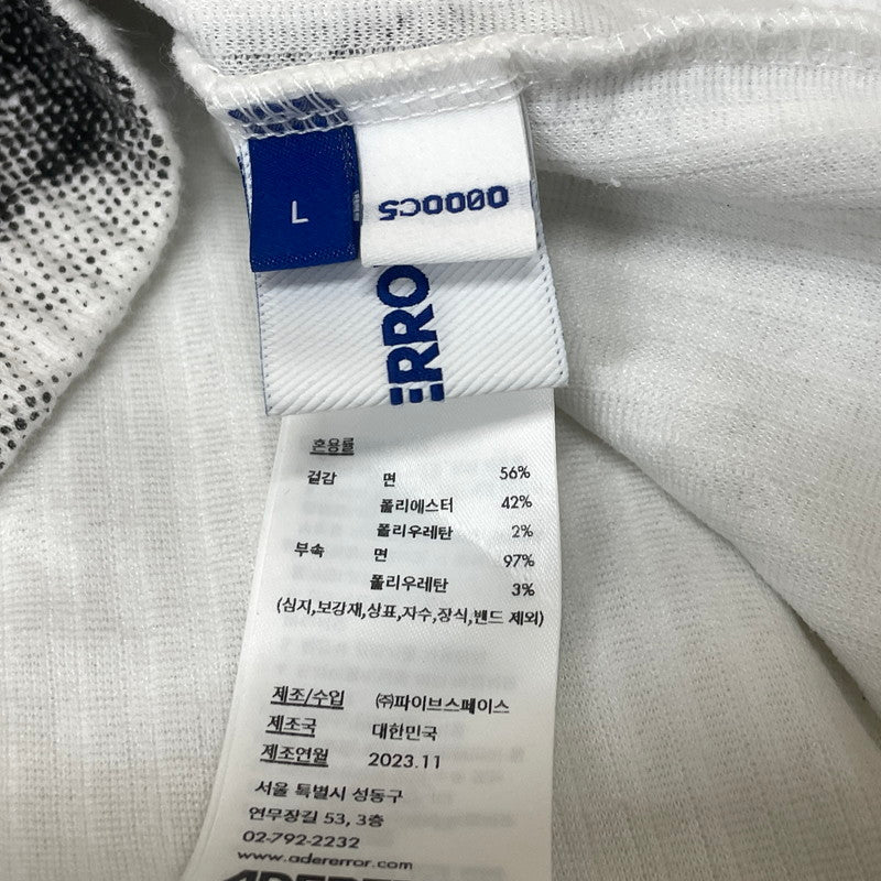 【中古品】【メンズ】 ADER ERROR アーダー エラー TWIN FACE T-SHIRT BN01SSTS0110OW ツイン フェイス Tシャツ 半袖 トップス 141-260813-sa-14-tei サイズ：L カラー：総柄 万代Net店