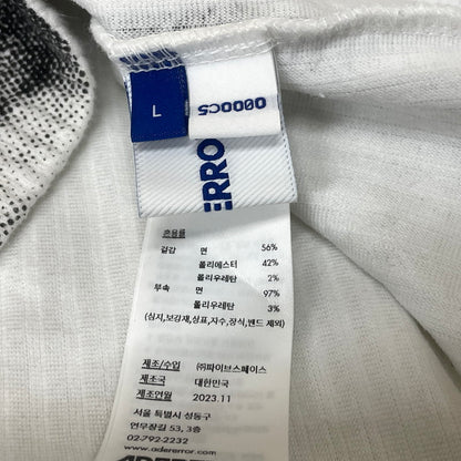 【中古品】【メンズ】 ADER ERROR アーダー エラー TWIN FACE T-SHIRT BN01SSTS0110OW ツイン フェイス Tシャツ 半袖 トップス 141-260813-sa-14-tei サイズ：L カラー：総柄 万代Net店