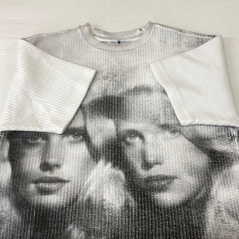 【中古品】【メンズ】 ADER ERROR アーダー エラー TWIN FACE T-SHIRT BN01SSTS0110OW ツイン フェイス Tシャツ 半袖 トップス 141-260813-sa-14-tei サイズ：L カラー：総柄 万代Net店