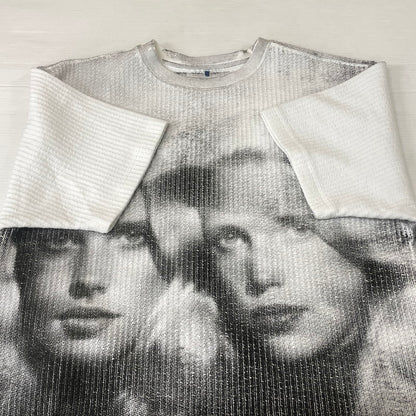 【中古品】【メンズ】 ADER ERROR アーダー エラー TWIN FACE T-SHIRT BN01SSTS0110OW ツイン フェイス Tシャツ 半袖 トップス 141-260813-sa-14-tei サイズ：L カラー：総柄 万代Net店