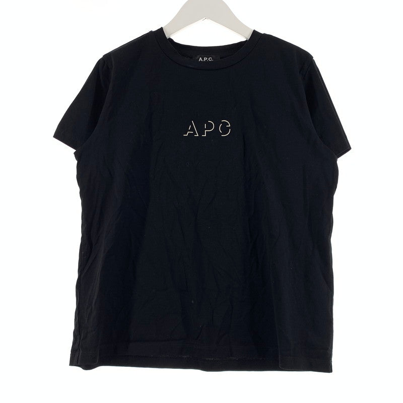 【中古品】【レディース】 A.P.C. アーペーセー GRAPHIC LOGO S/S TEE 4114413 グラフィック ロゴ ショートスリーブ Tシャツ 半袖 トップス 168-260815-ko-15-teih サイズ：S カラー：ブラック 万代Net店