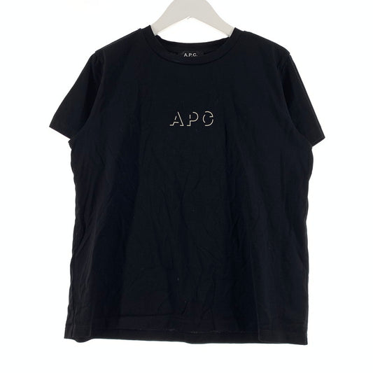 【中古品】【レディース】 A.P.C. アーペーセー GRAPHIC LOGO S/S TEE 4114413 グラフィック ロゴ ショートスリーブ Tシャツ 半袖 トップス 168-260815-ko-15-teih サイズ：S カラー：ブラック 万代Net店