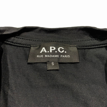 【中古品】【レディース】 A.P.C. アーペーセー GRAPHIC LOGO S/S TEE 4114413 グラフィック ロゴ ショートスリーブ Tシャツ 半袖 トップス 168-260815-ko-15-teih サイズ：S カラー：ブラック 万代Net店