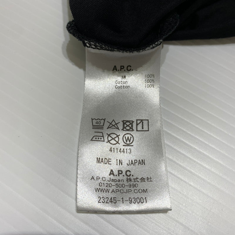 【中古品】【レディース】 A.P.C. アーペーセー GRAPHIC LOGO S/S TEE 4114413 グラフィック ロゴ ショートスリーブ Tシャツ 半袖 トップス 168-260815-ko-15-teih サイズ：S カラー：ブラック 万代Net店