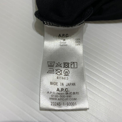 【中古品】【レディース】 A.P.C. アーペーセー GRAPHIC LOGO S/S TEE 4114413 グラフィック ロゴ ショートスリーブ Tシャツ 半袖 トップス 168-260815-ko-15-teih サイズ：S カラー：ブラック 万代Net店
