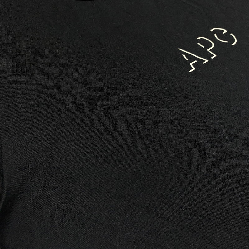 【中古品】【レディース】 A.P.C. アーペーセー GRAPHIC LOGO S/S TEE 4114413 グラフィック ロゴ ショートスリーブ Tシャツ 半袖 トップス 168-260815-ko-15-teih サイズ：S カラー：ブラック 万代Net店