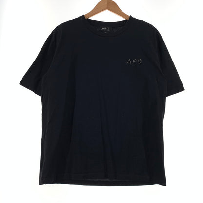 【中古品】【メンズ】 A.P.C. アーペーセー GRAPHIC LOGO S/S TEE 4114413 グラフィック ロゴ ショートスリーブ Tシャツ 半袖 トップス 141-260815-ko-02-teih サイズ：S カラー：ブラック 万代Net店