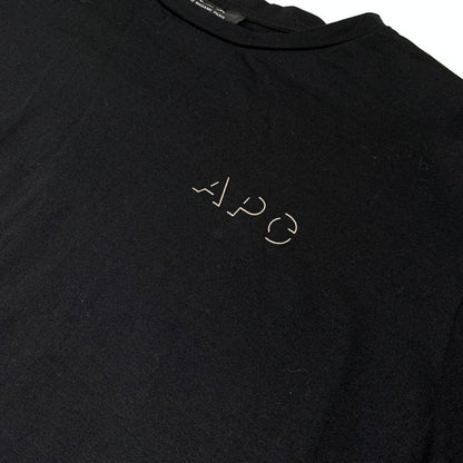 【中古品】【メンズ】 A.P.C. アーペーセー GRAPHIC LOGO S/S TEE 4114413 グラフィック ロゴ ショートスリーブ Tシャツ 半袖 トップス 141-260815-ko-02-teih サイズ：S カラー：ブラック 万代Net店