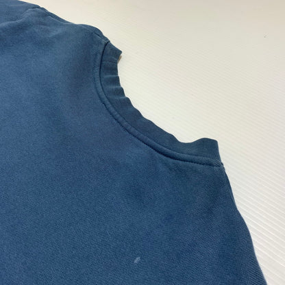 【現状渡し品】【メンズ】 A.P.C. アーペーセー V.P.C. LOGO CREW NECK SWEAT ロゴ クルーネック スウェット トップス トレーナー 141-260815-ko-04-teih サイズ：M カラー：ブルー系 万代Net店
