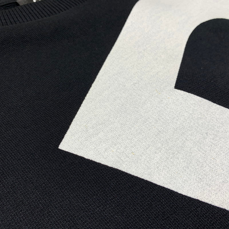 【中古品】【メンズ】 A.P.C. アーペーセー BIG LOGO SWEAT SHIRT ロゴ スウェット トップス トレーナー 141-260815-ko-06-teih サイズ：S カラー：ブラック 万代Net店