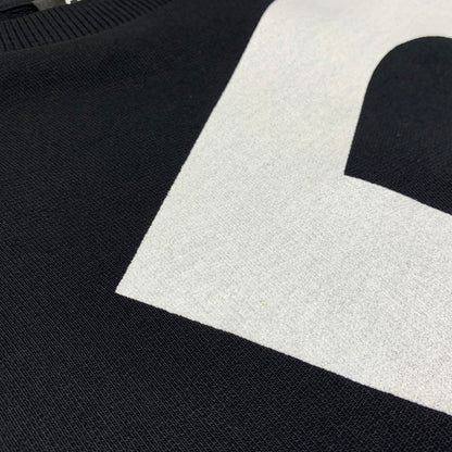 【中古品】【メンズ】 A.P.C. アーペーセー BIG LOGO SWEAT SHIRT ロゴ スウェット トップス トレーナー 141-260815-ko-06-teih サイズ：S カラー：ブラック 万代Net店