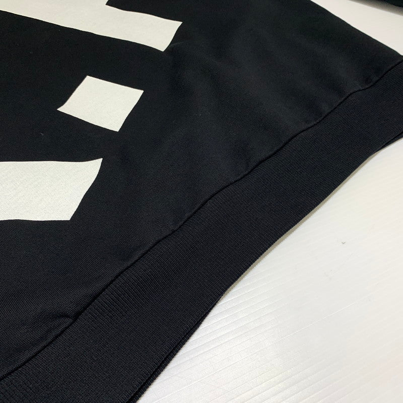 【中古品】【メンズ】 A.P.C. アーペーセー BIG LOGO SWEAT SHIRT ロゴ スウェット トップス トレーナー 141-260815-ko-06-teih サイズ：S カラー：ブラック 万代Net店