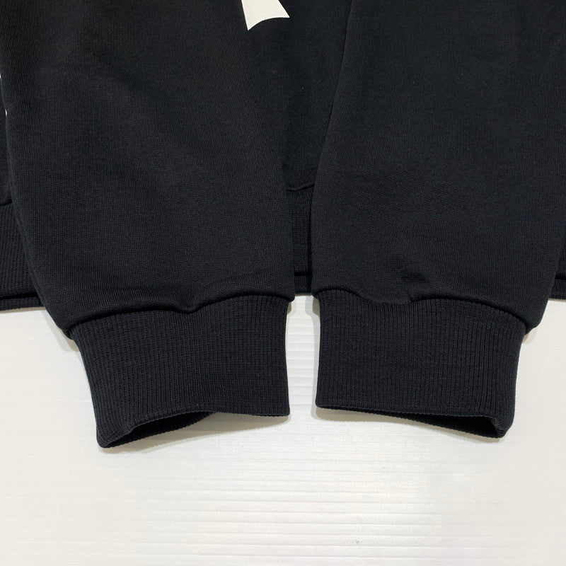 【中古品】【メンズ】 A.P.C. アーペーセー BIG LOGO SWEAT SHIRT ロゴ スウェット トップス トレーナー 141-260815-ko-06-teih サイズ：S カラー：ブラック 万代Net店
