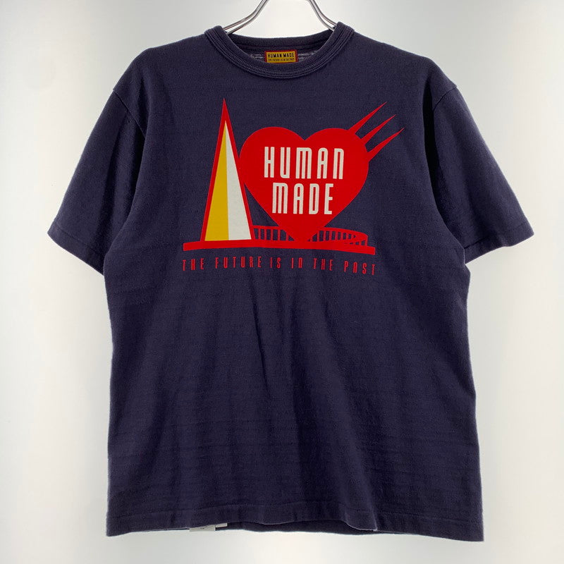 【中古品】【メンズ】 HUMAN MADE ヒューマンメイド GRAPHIC S/S T-SHIRT グラフィック ショートスリーブ Tシャツ 半袖 トップス 142-260815-ko-01-teih サイズ：M カラー：ネイビー 万代Net店