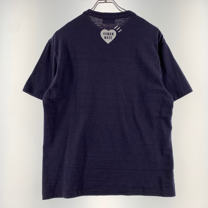 【中古品】【メンズ】 HUMAN MADE ヒューマンメイド GRAPHIC S/S T-SHIRT グラフィック ショートスリーブ Tシャツ 半袖 トップス 142-260815-ko-01-teih サイズ：M カラー：ネイビー 万代Net店