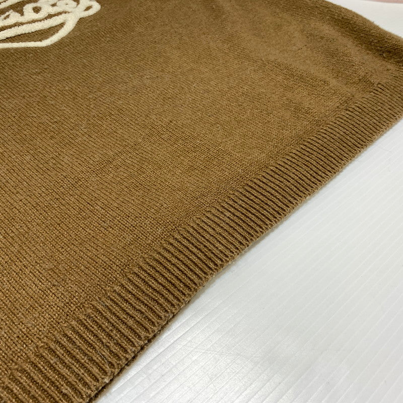 【中古品】【メンズ】 HUMAN MADE ヒューマンメイド HEART KNIT HM28CS018 ハート ニット トップス セーター 142-260815-ko-07-teih サイズ：L カラー：ブラウン 万代Net店