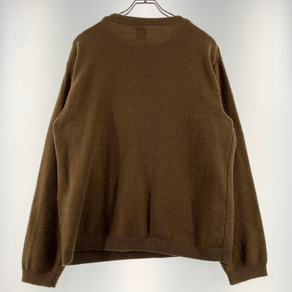 【中古品】【メンズ】 HUMAN MADE ヒューマンメイド HEART KNIT HM28CS018 ハート ニット トップス セーター 142-260815-ko-07-teih サイズ：L カラー：ブラウン 万代Net店