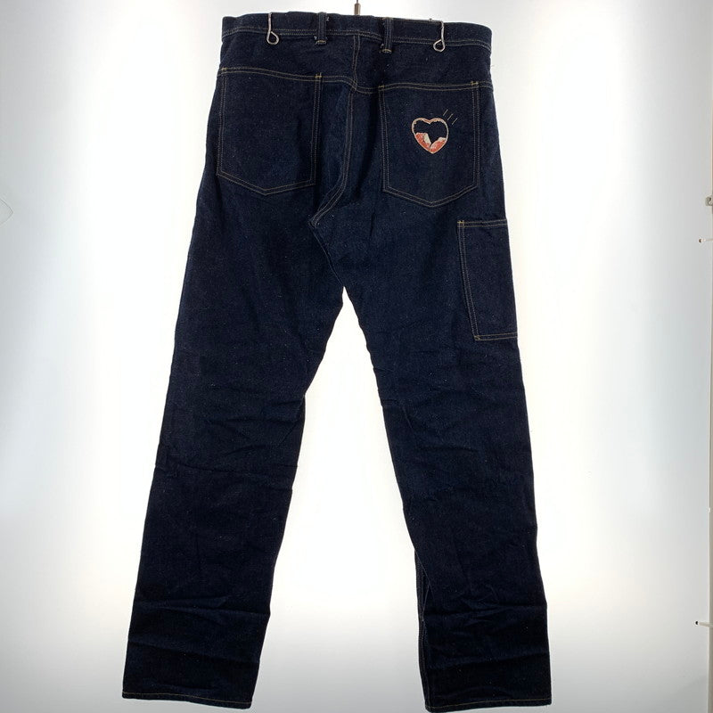 【中古品】【メンズ】 HUMAN MADE ヒューマンメイド DENIM WORK PANTS HM28PT007 デニム ワークパンツ ボトムス ジーンズ 153-260815-ko-13-teih サイズ：34 カラー：インディゴ 万代Net店