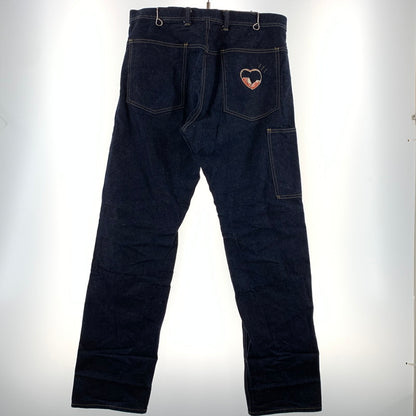 【中古品】【メンズ】 HUMAN MADE ヒューマンメイド DENIM WORK PANTS HM28PT007 デニム ワークパンツ ボトムス ジーンズ 153-260815-ko-13-teih サイズ：34 カラー：インディゴ 万代Net店