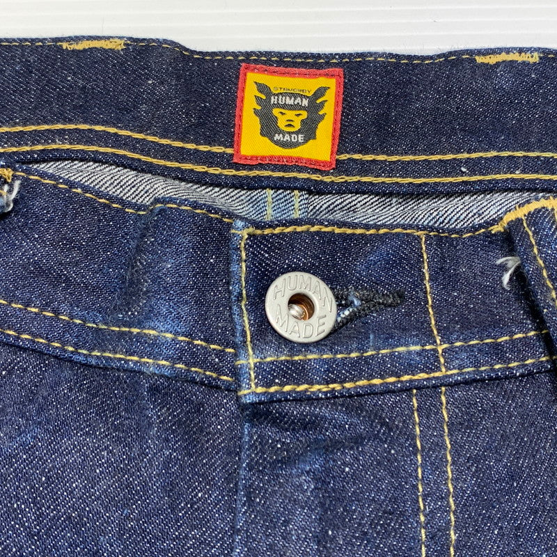【中古品】【メンズ】 HUMAN MADE ヒューマンメイド DENIM WORK PANTS HM28PT007 デニム ワークパンツ ボトムス ジーンズ 153-260815-ko-13-teih サイズ：34 カラー：インディゴ 万代Net店